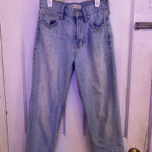 madewell light wash  perfect summer jean